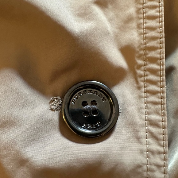 Rare Burberry Brit trench Raincoat tan - Picture 3 of 7